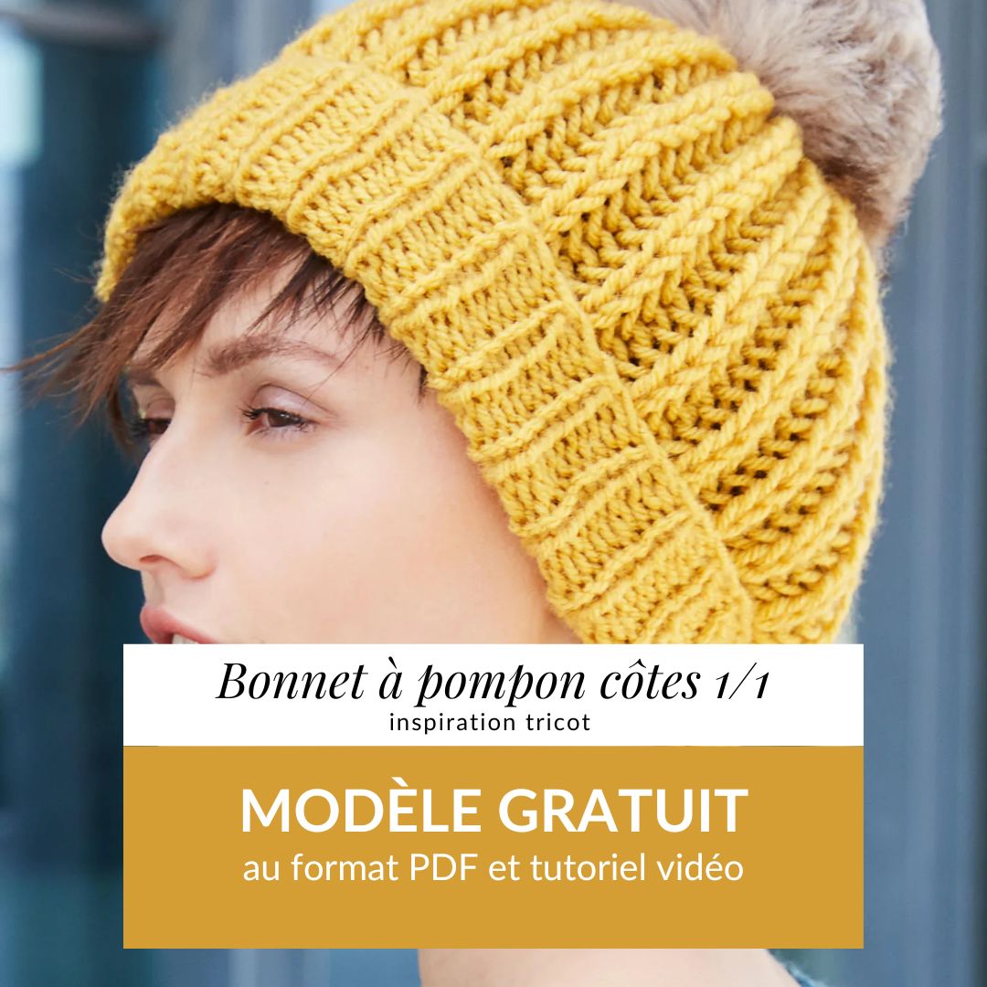 Bonnet côtes perlées