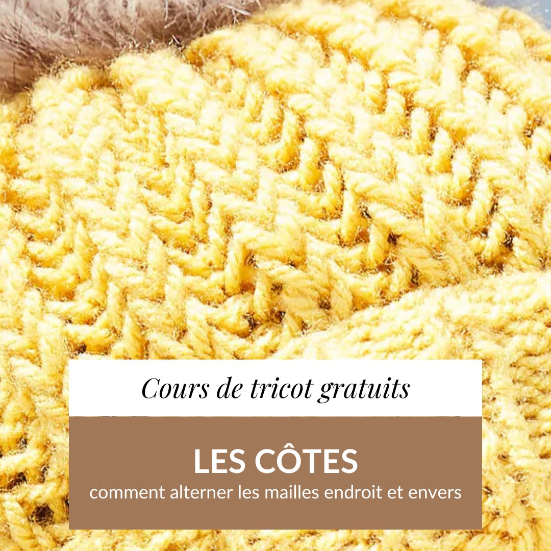cours de tricot côtes
