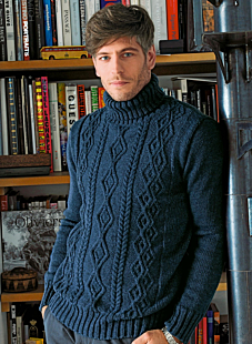 Pull col roulé Bertin