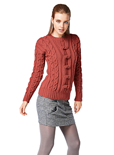 Pull grosse torsade Pinda