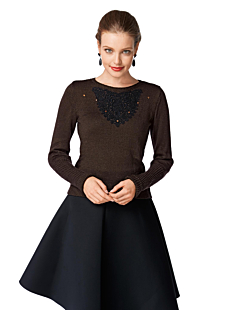 Pull col dentelle Simine