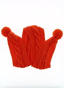 Echarpe à Pompons