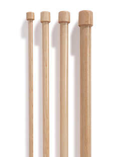 Aiguilles droites érable, 50 cm