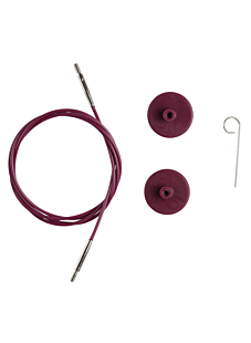 Câble et 2 embouts d'arrêts, Knit Pro