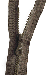 Fermeture séparable kaki