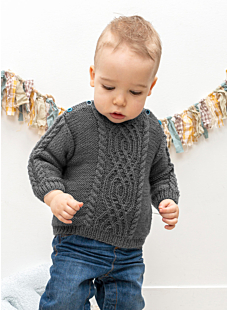 Pull bébé col bateau Ingo