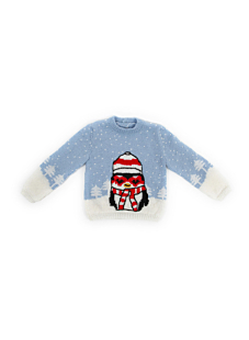 Pull jacquard pingouin Ilyan