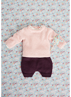 Brassière bébé 0/3 mois au tricot : 2ème partie ! 