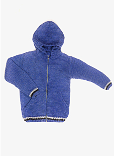Gilet zippé à capuche