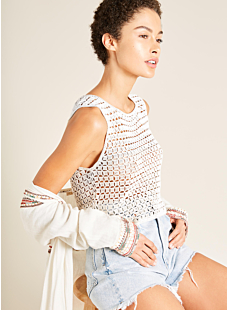 Débardeur au crochet