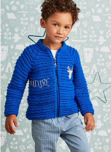 Gilet empiècement zippé