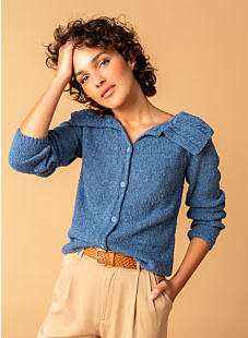 Gilet femme coton recyclé Elodie