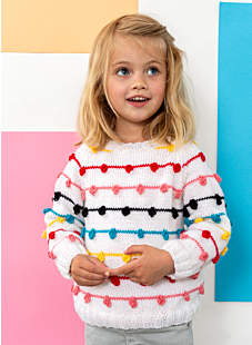 Pull rayé et nopes Inès