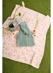 Gilet sans manches au crochet Camille
