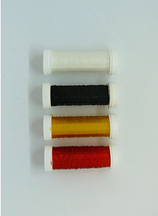 Fil pour perles élastique 4 fusettes de couleur, assortiment 2