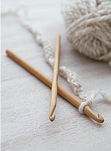 Crochets bambou sans manche, 15 cm n°3