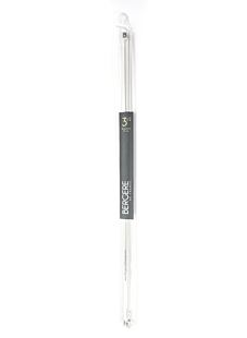 Aiguilles droites aluminium gris, 50 cm n°3.5
