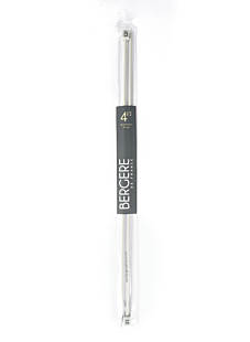 Aiguilles droites aluminium gris, 50 cm n°4.5