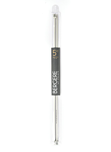 Aiguilles droites aluminium gris, 50 cm n°5.5