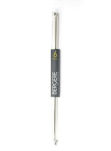 Aiguilles droites aluminium gris, 50 cm n°6
