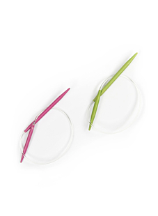Lot 2 mini aiguilles circulaires, 4 et 4,5
