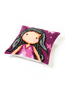 Kit coussin canevas Santoro Gorjuss dream Dim. 40 x 40 cm