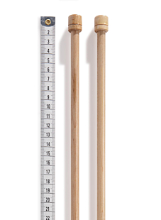 Aiguilles droites érable, 50 cm n°7