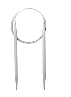 Aiguilles circulaires aluminium, 80 cm n°3