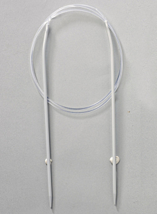 Aiguilles circulaires aluminium, 80 cm n°4.5