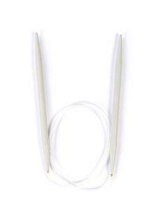 Aiguilles circulaires aluminium, 80 cm n°7