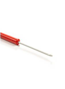 Crochets aluminium avec manche couleur, 14 cm n°2.5