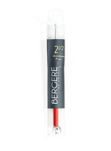 Crochets aluminium avec manche couleur, 14 cm n°2.5