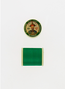 Fil coton câblé bobine 400m vert