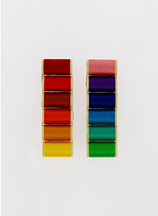 Boite de 12 bobines coloris vifs assortis n°4
