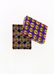 Boite 12 bobines polyester coloris vintage assortis n°3