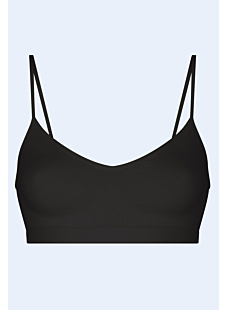 Brassière bretelles fines noir Taille 1/2
