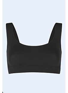 Brassière bretelles larges noir Taille 1/2