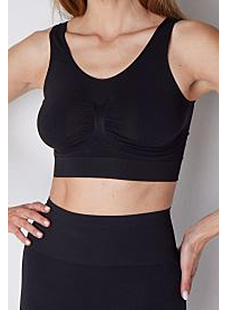 Brassière galbant noir Taille 1/2