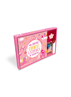 Mon coffret licorne à colorier