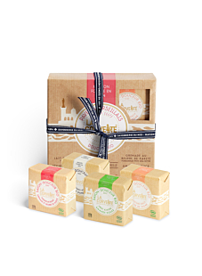 Coffret pavés Marseillais douceur Bio 4 x 100g