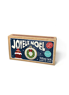 Mini kit au point de croix Joyeux Noël