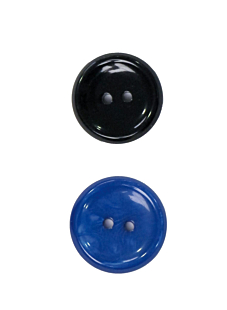 Lot de 6 boutons Ø 22 mm Noir