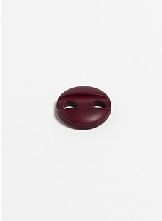 lot de 6 boutons à gros trous Ø27 mm prune