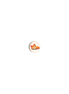 Lot de 6 boutons renard