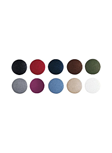 Lot de 7 boutons à queue Ø 18 mm Beige