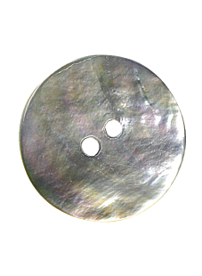 Lot de 6 boutons de nacre Ø 20 mm Naturel