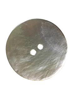 Lot de 6 boutons de nacre Ø 25 mm Naturel