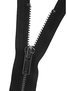 Fermeture séparable noire 45 cm