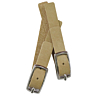 Lot de 2 attaches boucle simili cuir