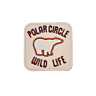 Écusson Ours polaire 65 x 65 mm